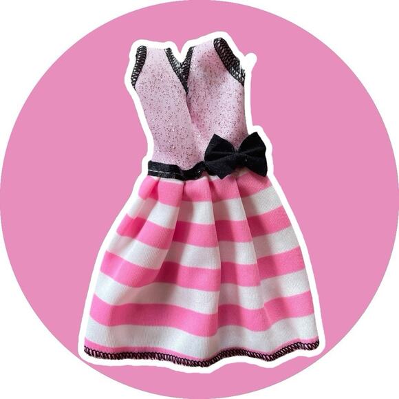 Barbie Doll Clothing Lot Of 6 Dresses Gown Outfit Vintage Modern - Picture 3 of 10